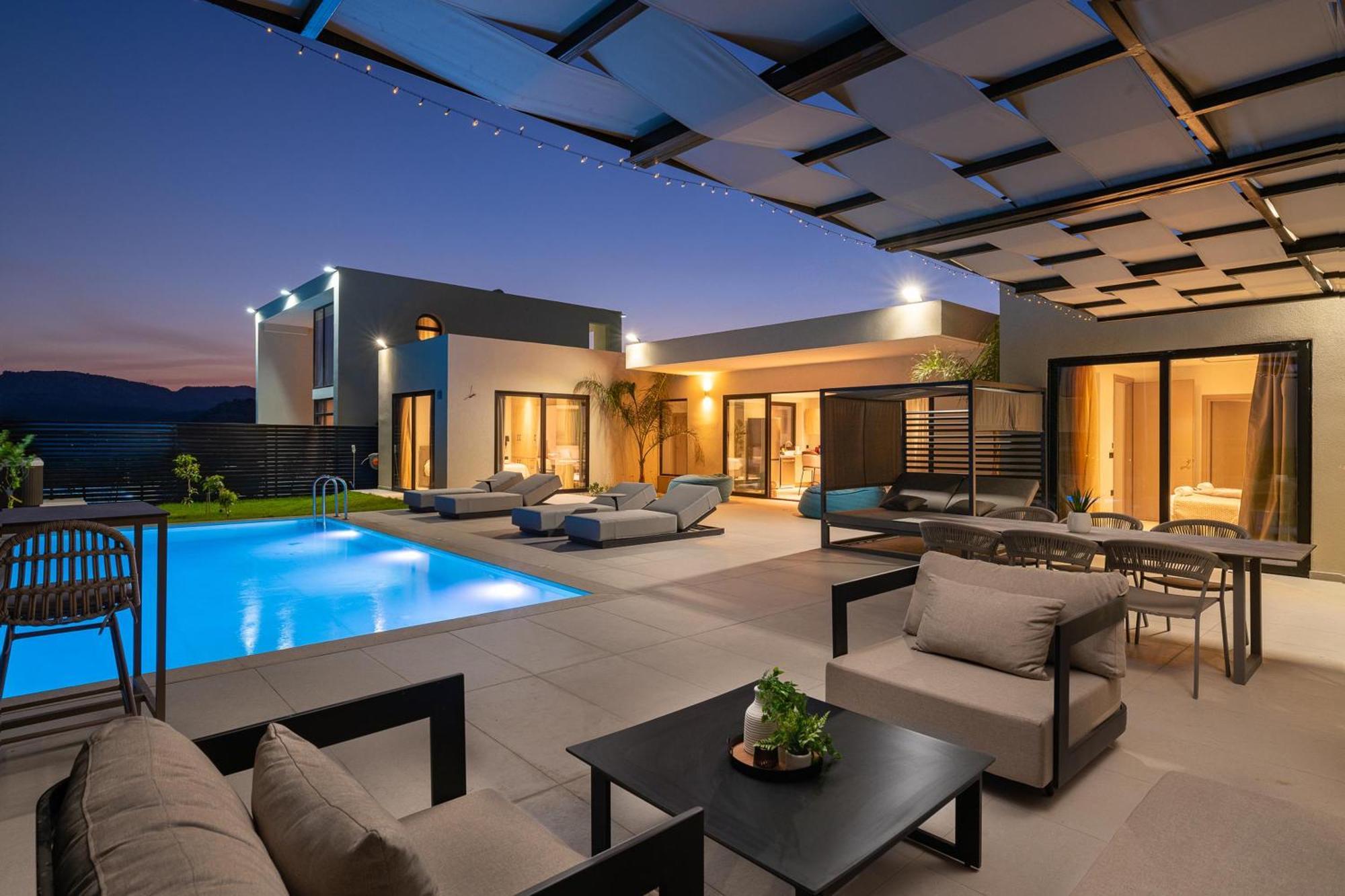 Vila Trapezia Luxury Living Kolymbia Exteriér fotografie