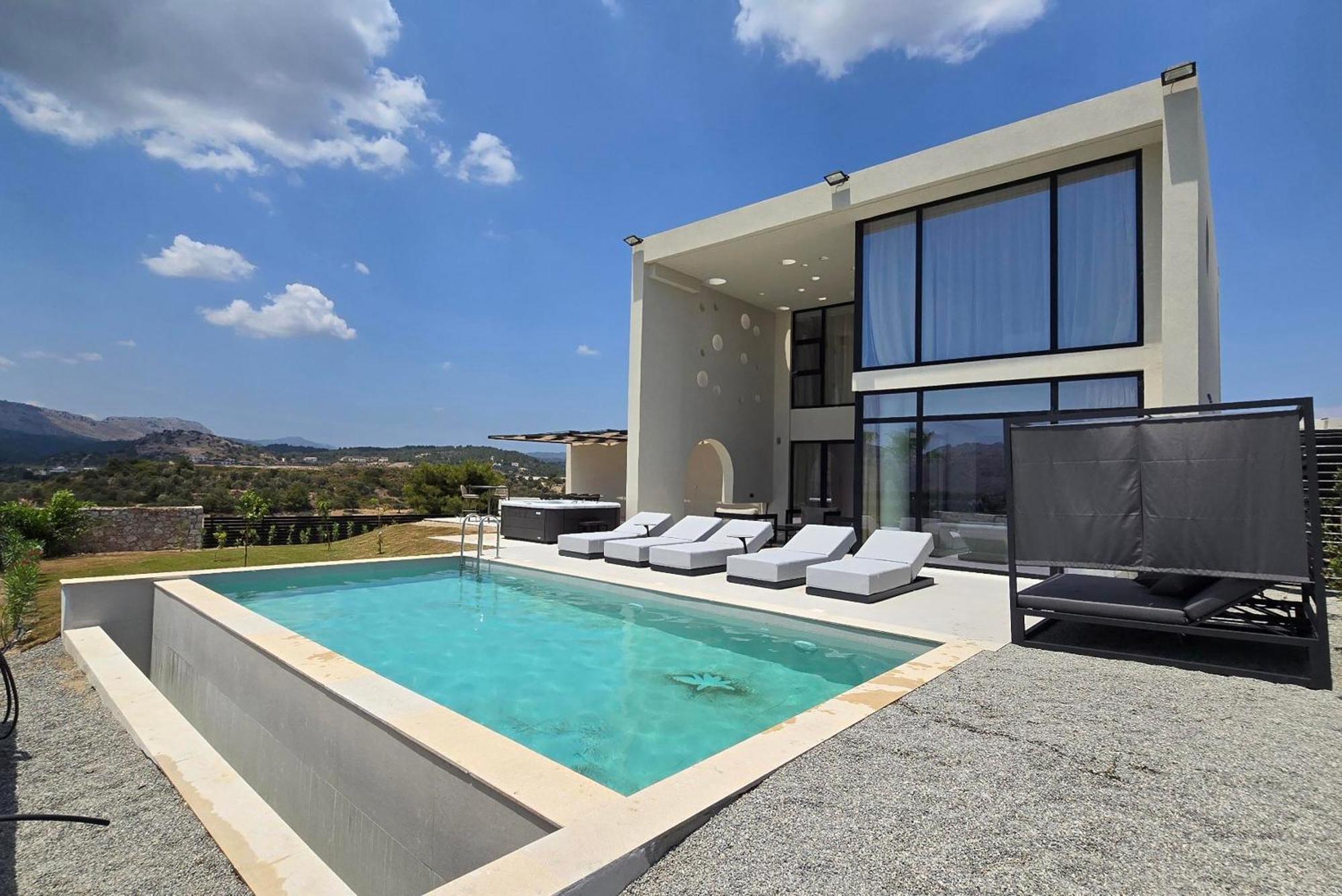 Vila Trapezia Luxury Living Kolymbia Exteriér fotografie