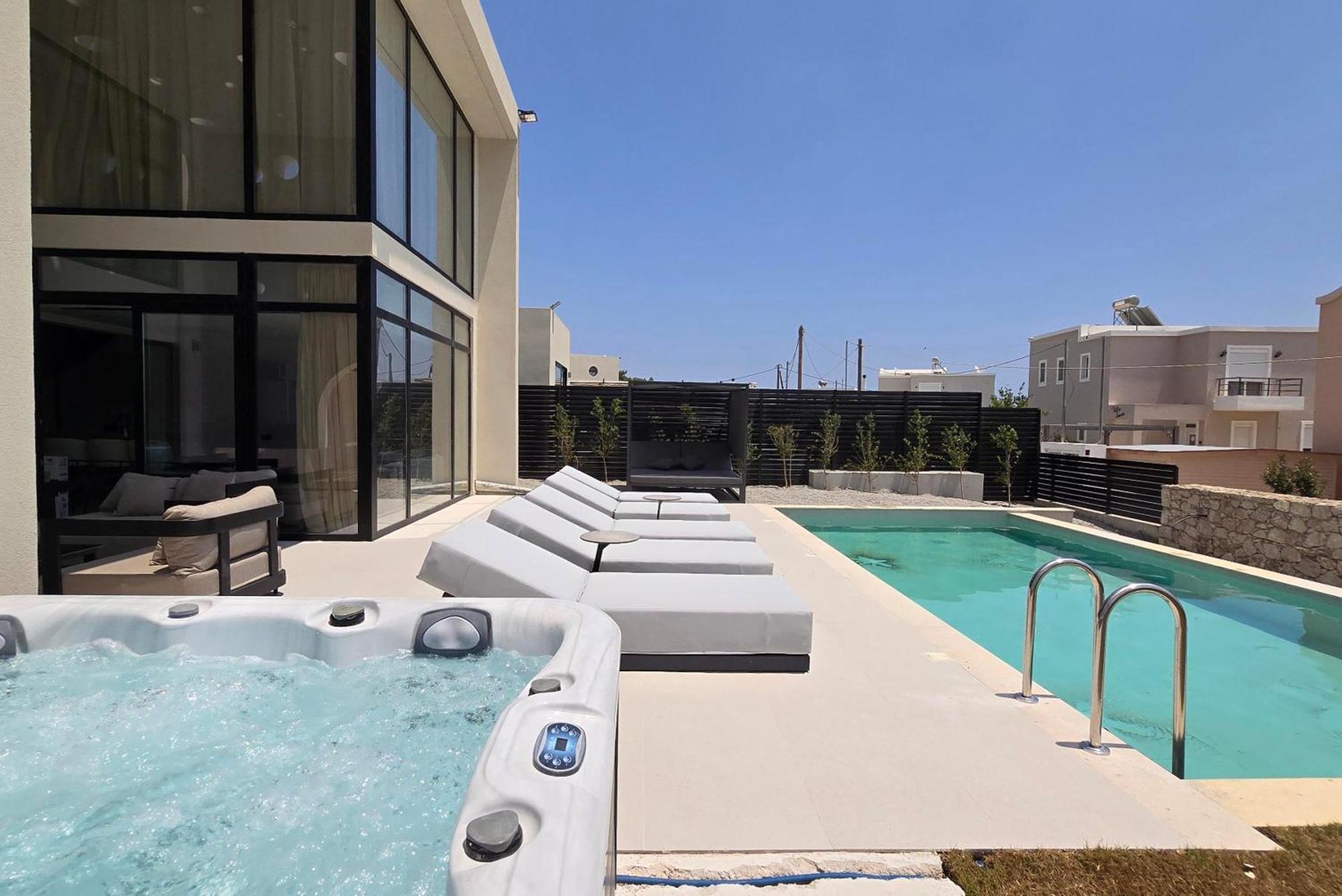 Vila Trapezia Luxury Living Kolymbia Exteriér fotografie