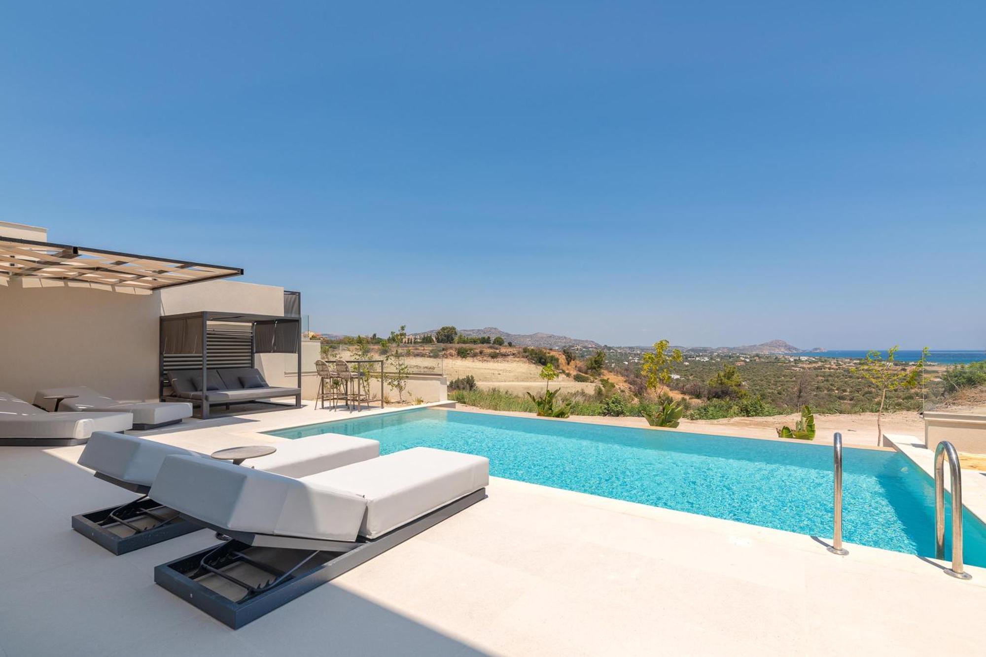 Vila Trapezia Luxury Living Kolymbia Exteriér fotografie