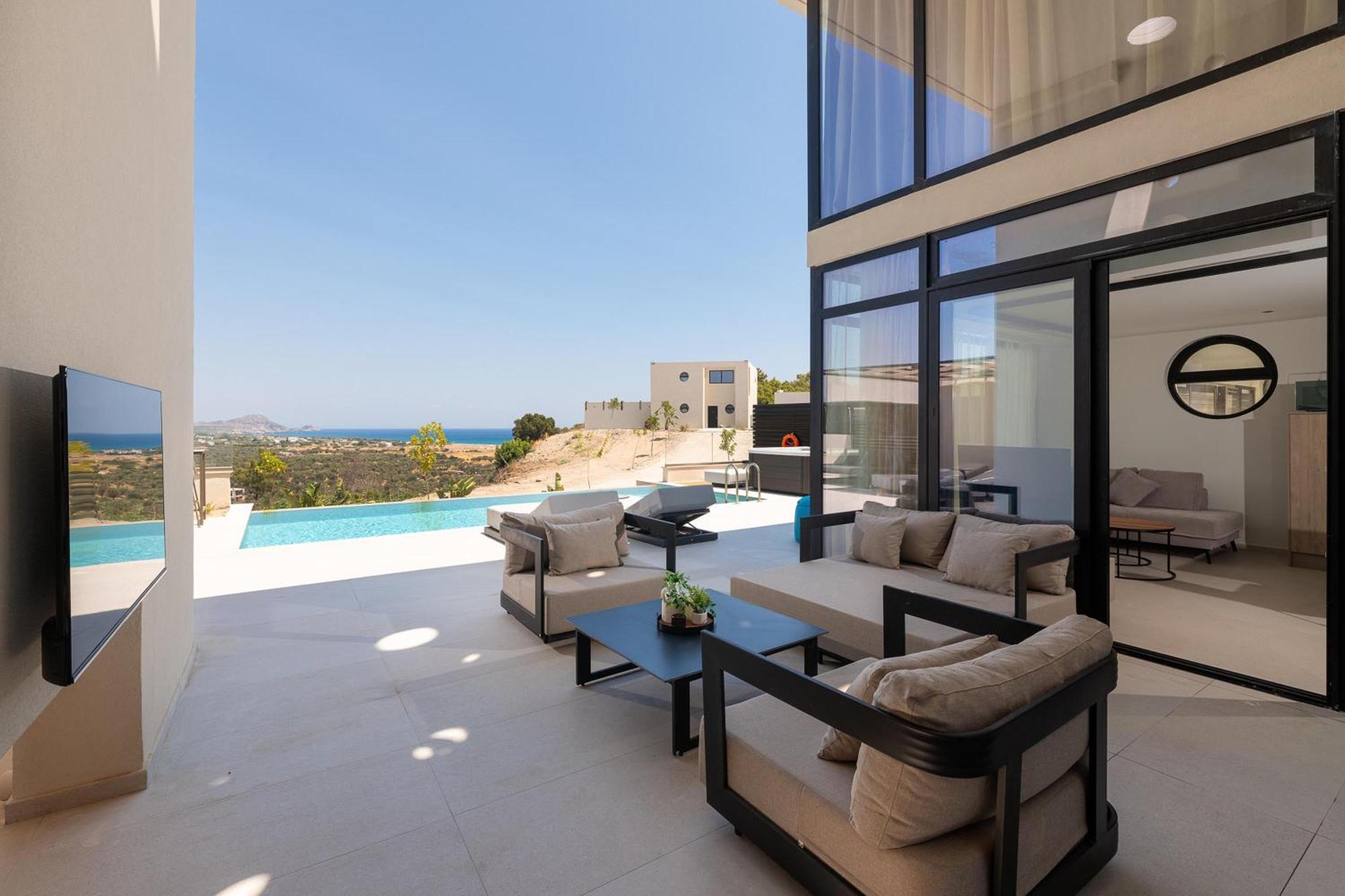 Vila Trapezia Luxury Living Kolymbia Exteriér fotografie